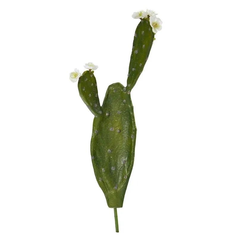 24" Flowering Cactus Artificial Plant (Set of 4)