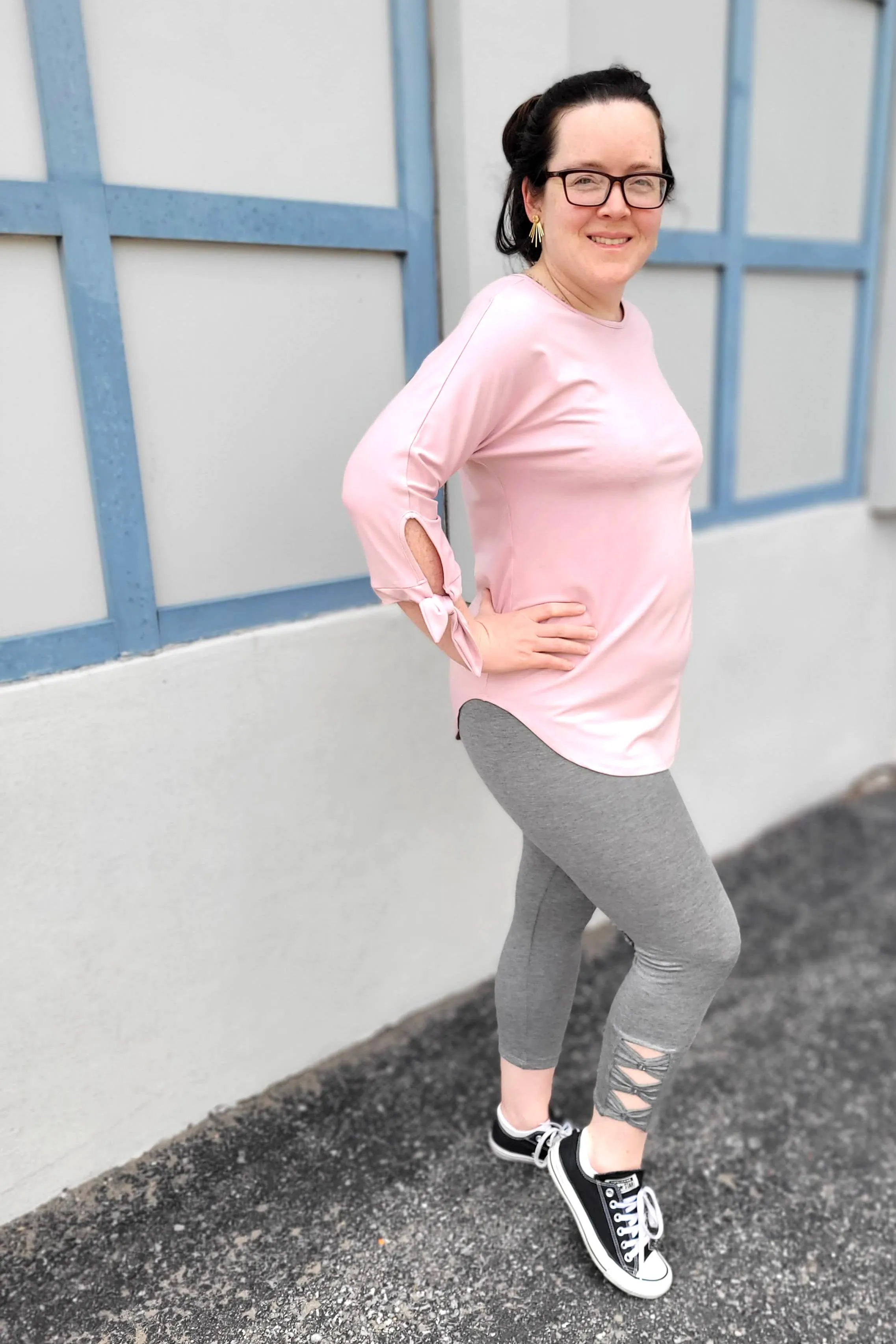 3/4 Sleeve Boatneck Tunic 210-4473