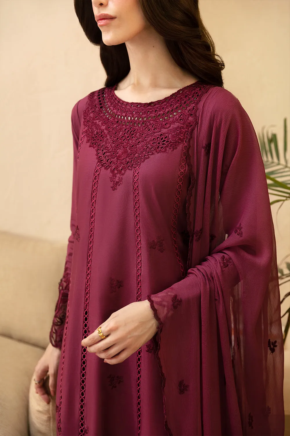 Azure Luxe Premium Cambric Cotton Collection – Berry Delight
