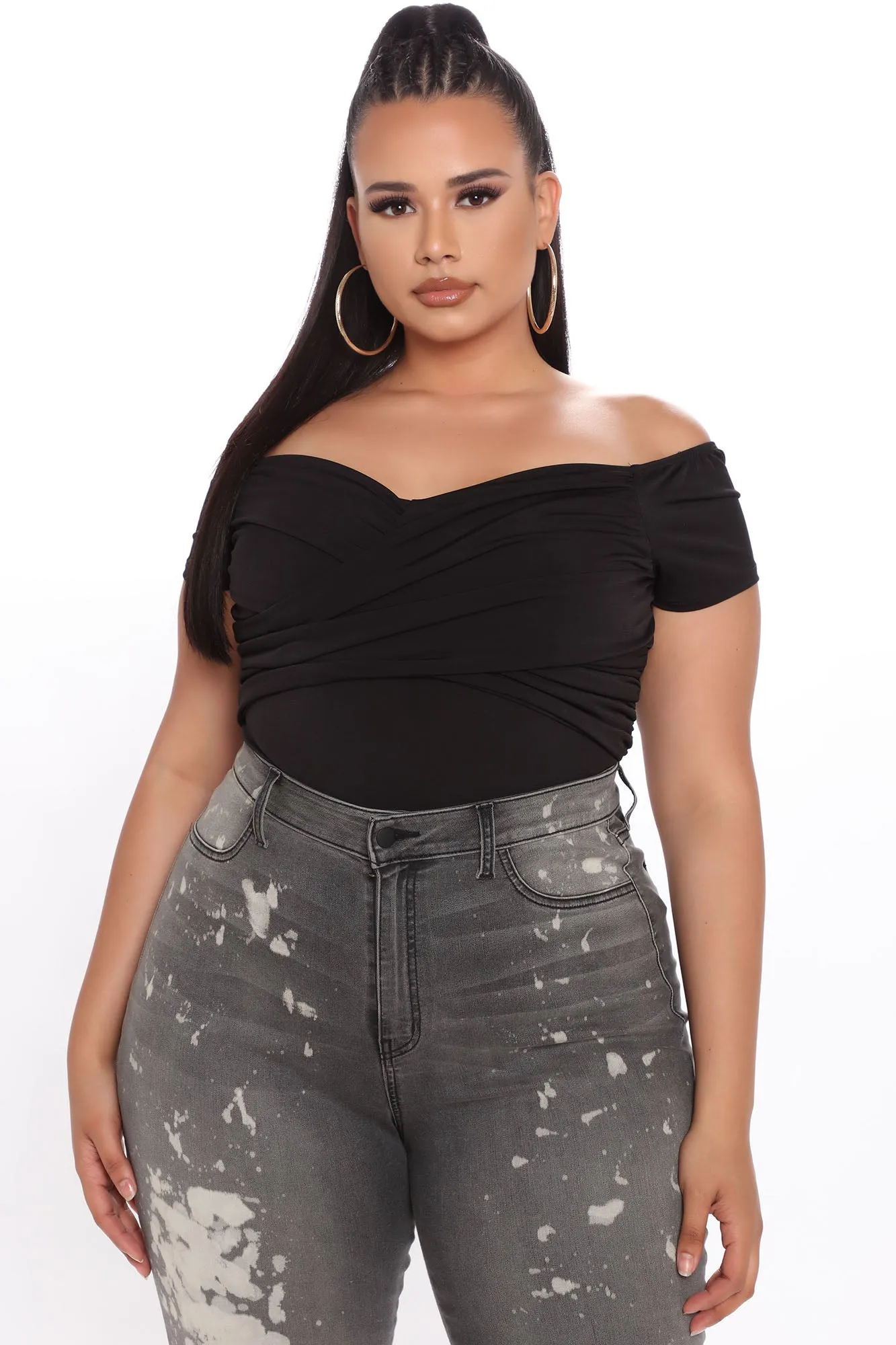 Because Of You Bodysuit - Black