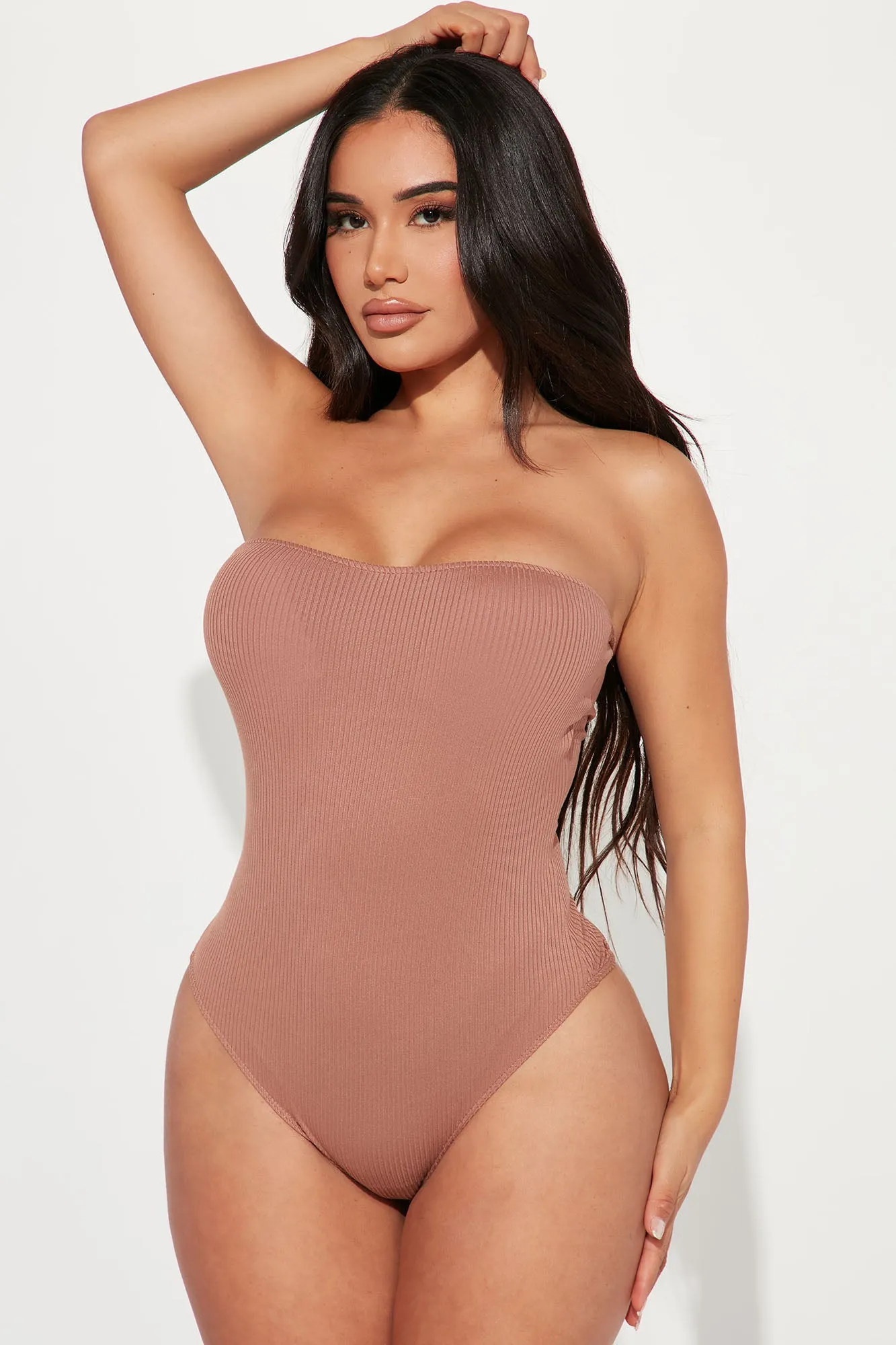 Best Love Interest Tube Bodysuit - Taupe