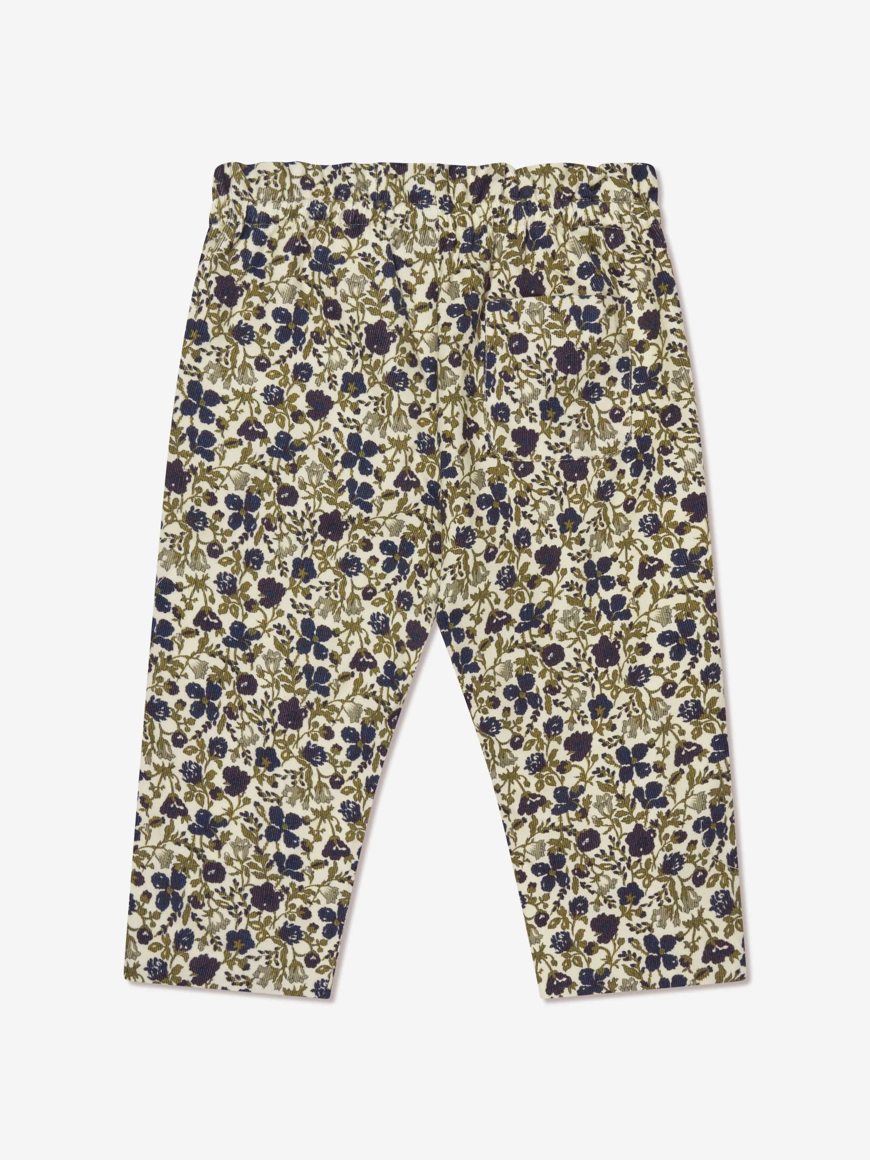 Bonpoint Baby Girls Tweety Floral Trouses in Beige