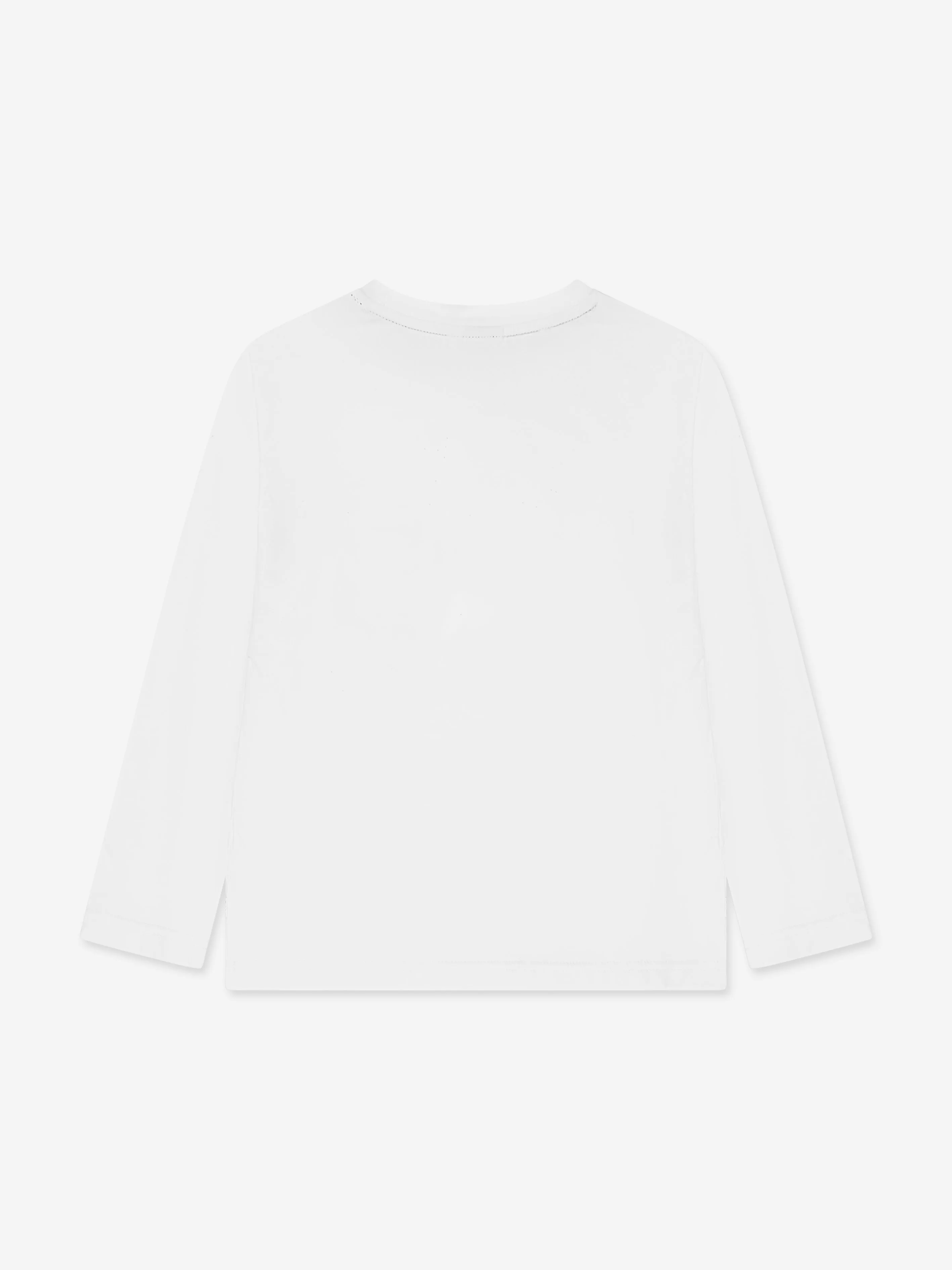 BOSS Boys Long Sleeve T-Shirt in White