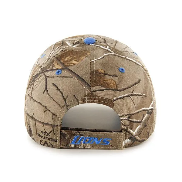 Detroit Lions 47 Brand Realtree Camo Frost MVP Adjustable Hat Cap