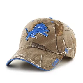 Detroit Lions 47 Brand Realtree Camo Frost MVP Adjustable Hat Cap