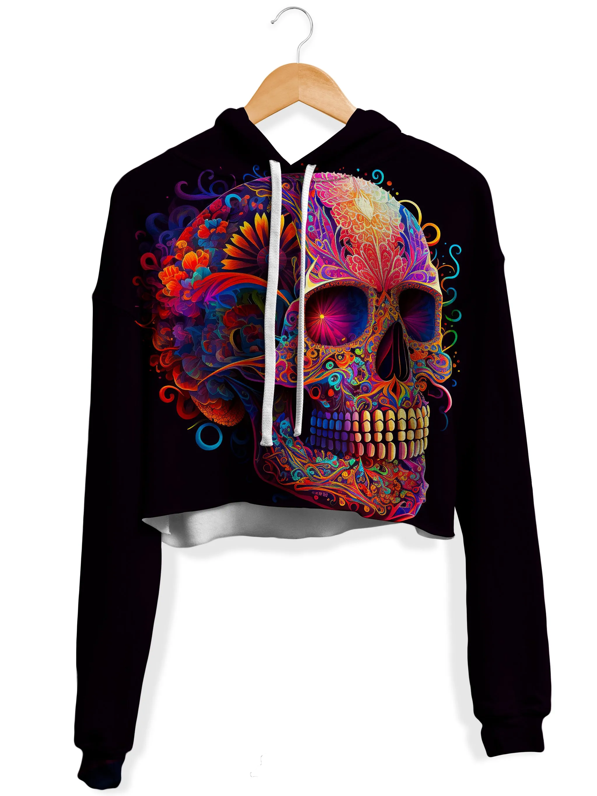 DOTD Skull Crop Hoodie and Joggers Combo