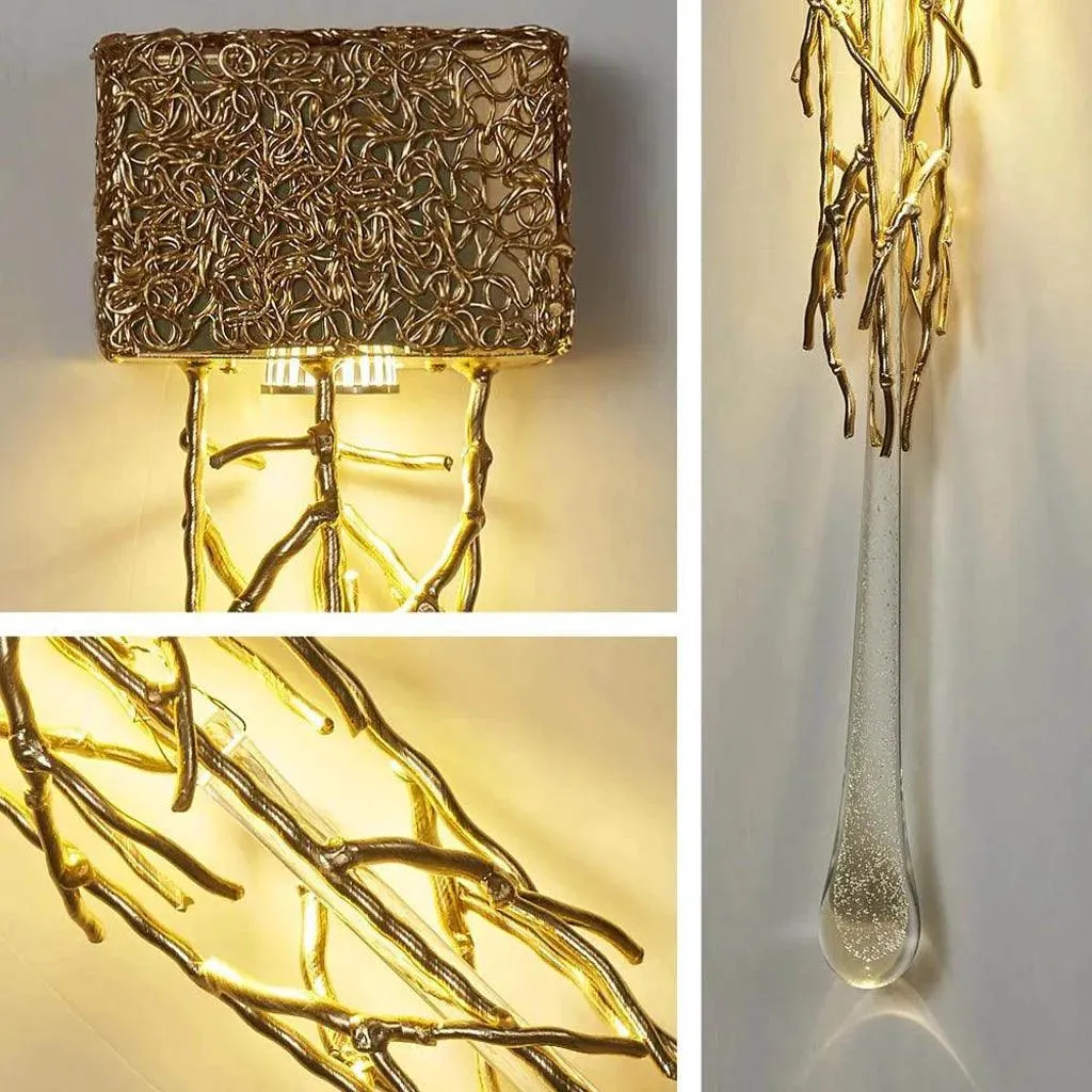 Glacial Flow Sophisticated Wall Light (SR6002/1W)