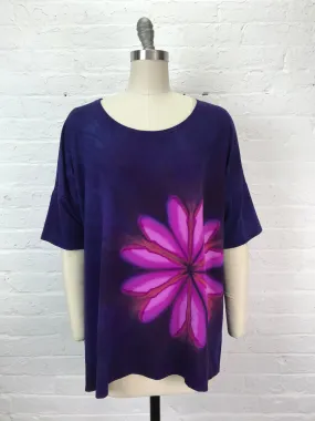 Grace Tunic in Amethyst Daisy