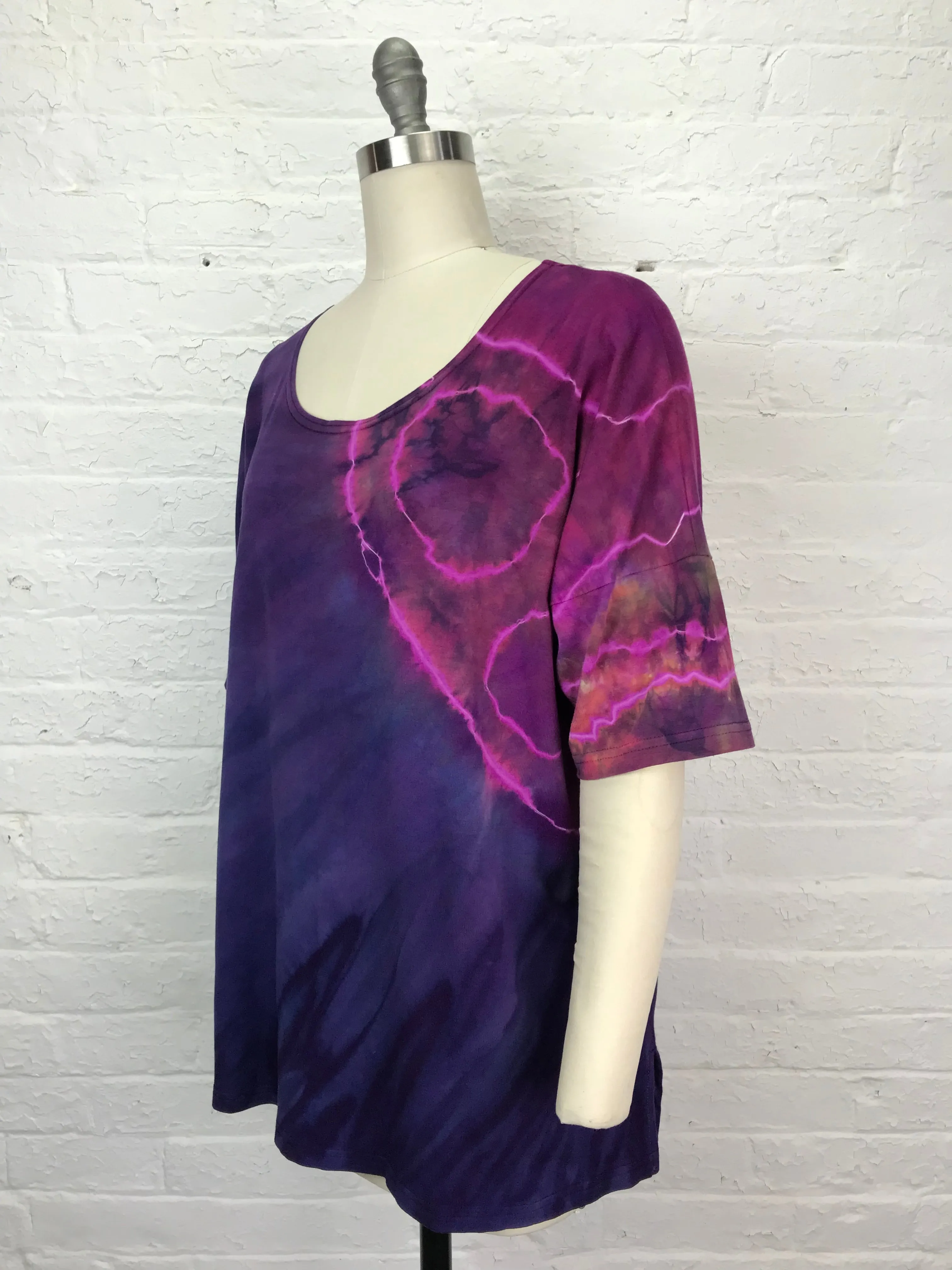 Grace Tunic in Copper Amethyst Geode