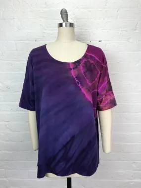 Grace Tunic in Copper Amethyst Geode