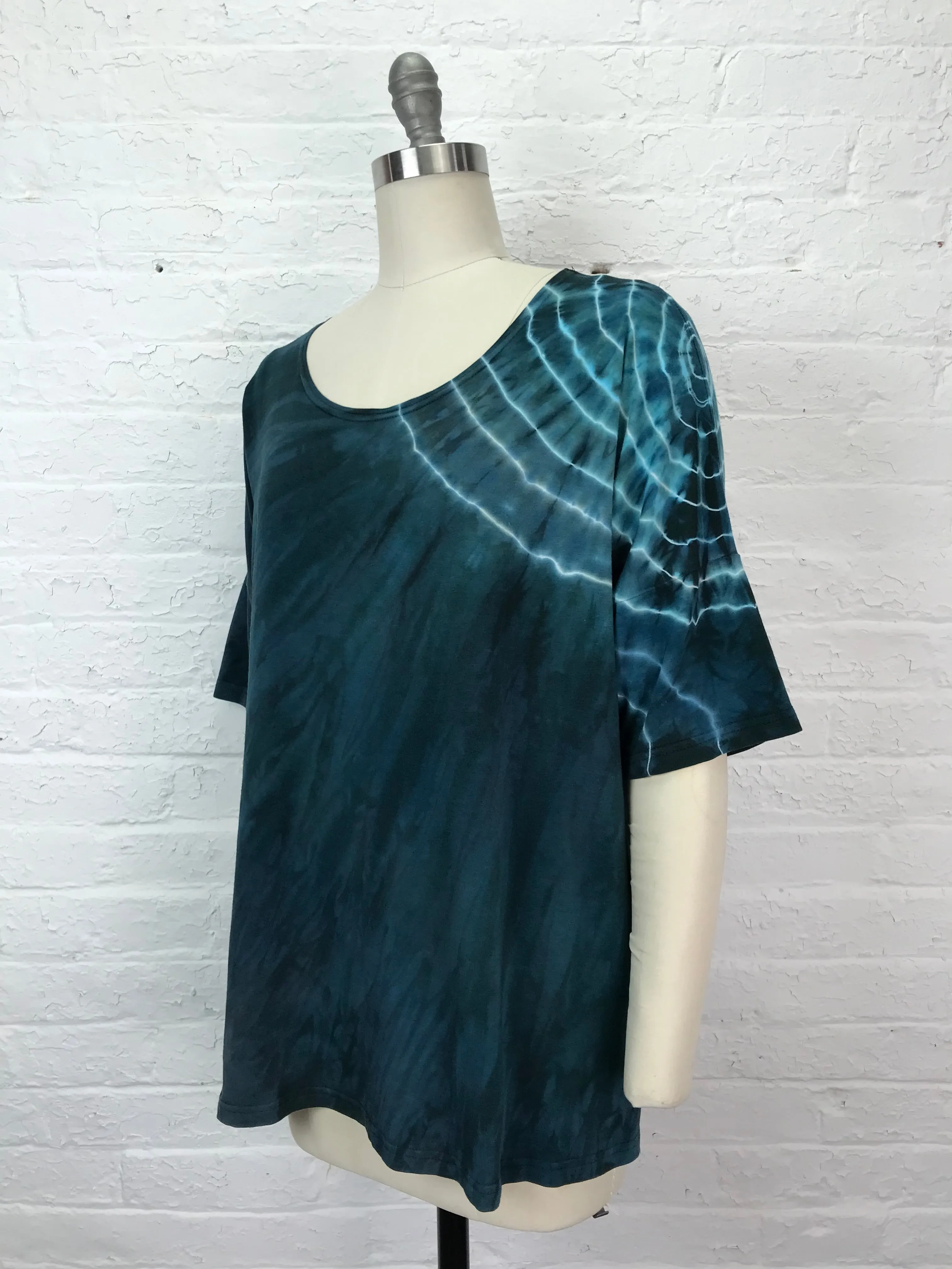 Grace Tunic in Malachite Geode