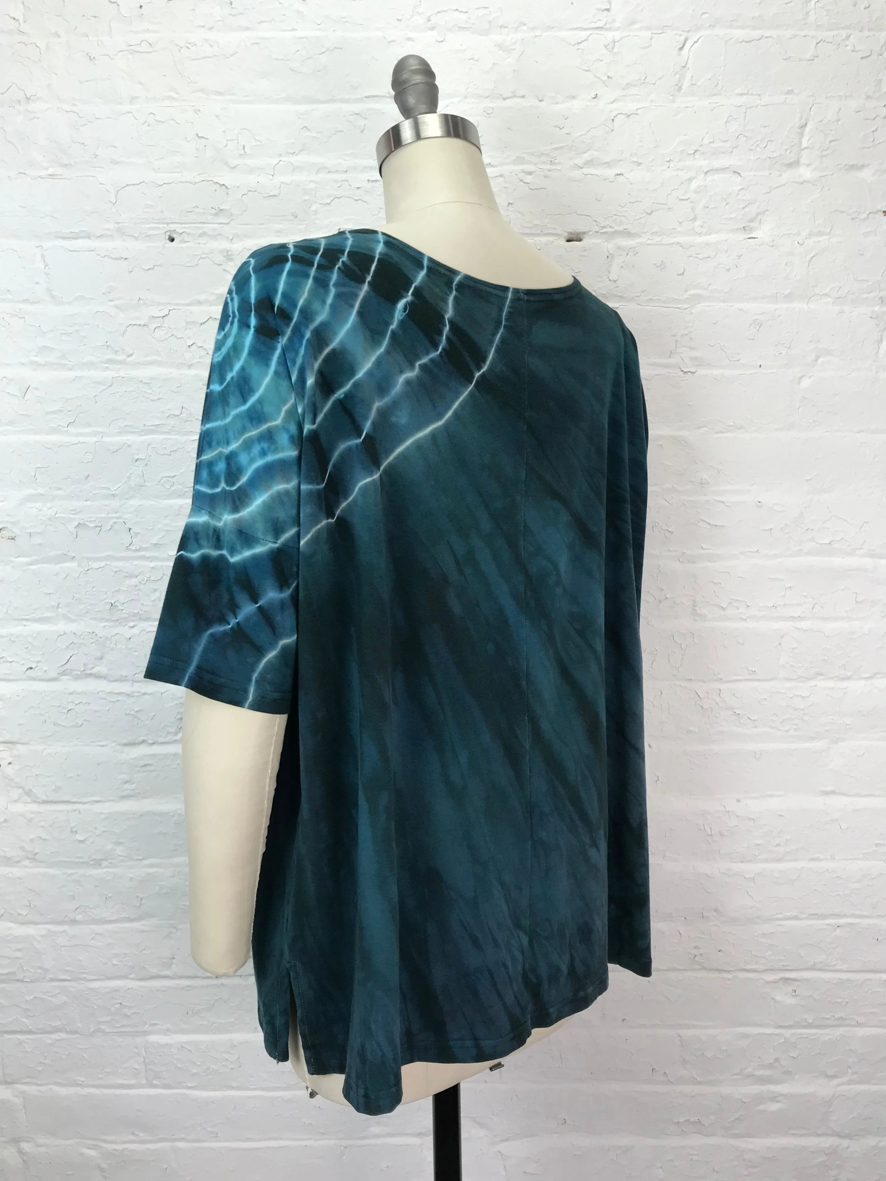 Grace Tunic in Malachite Geode