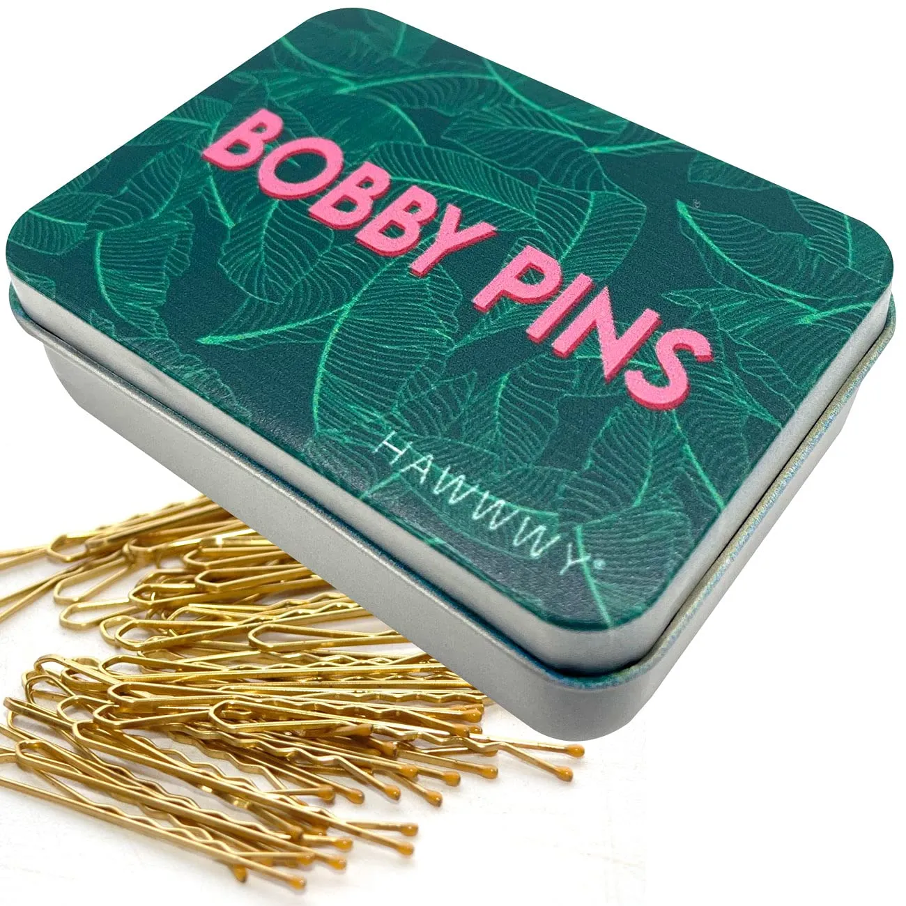 Hawwwy Bulk Bobby Pins Black 300 Count   FREE case