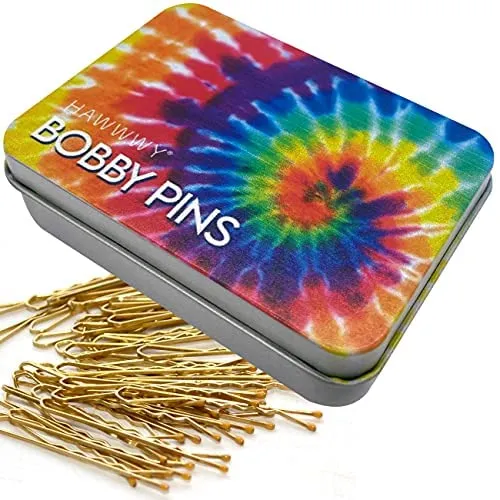 Hawwwy Bulk Bobby Pins Black 300 Count   FREE case
