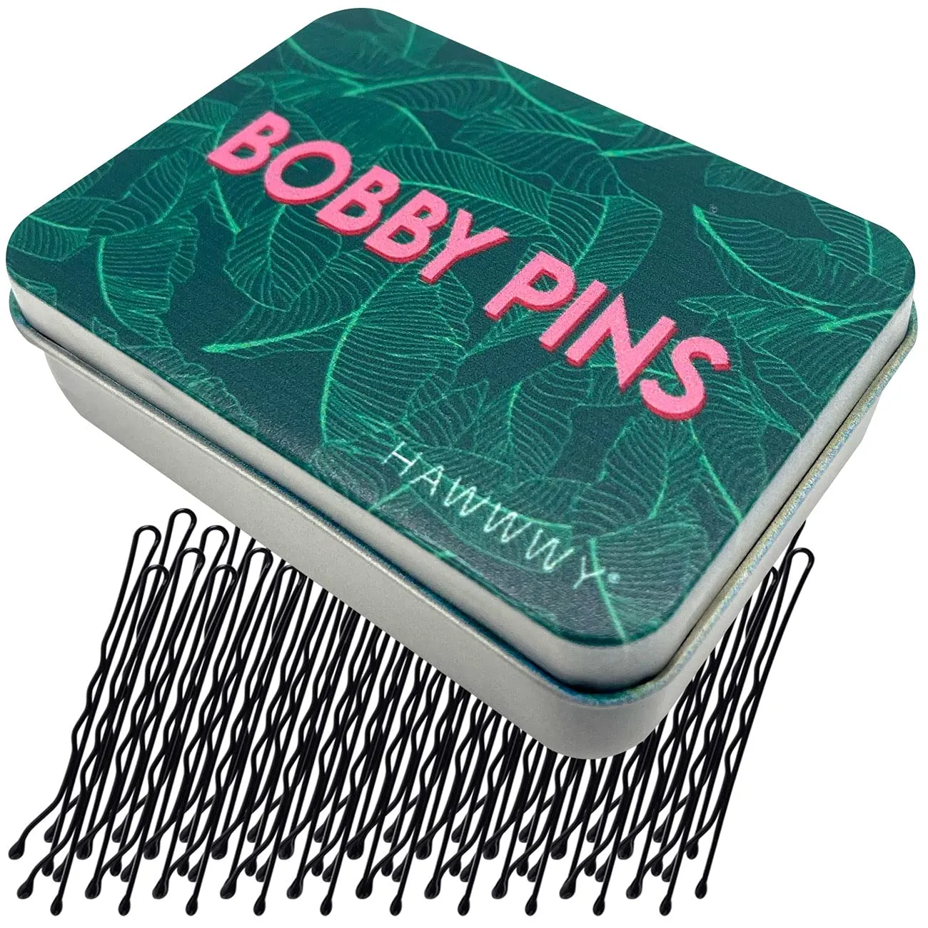 Hawwwy Bulk Bobby Pins Black 300 Count   FREE case