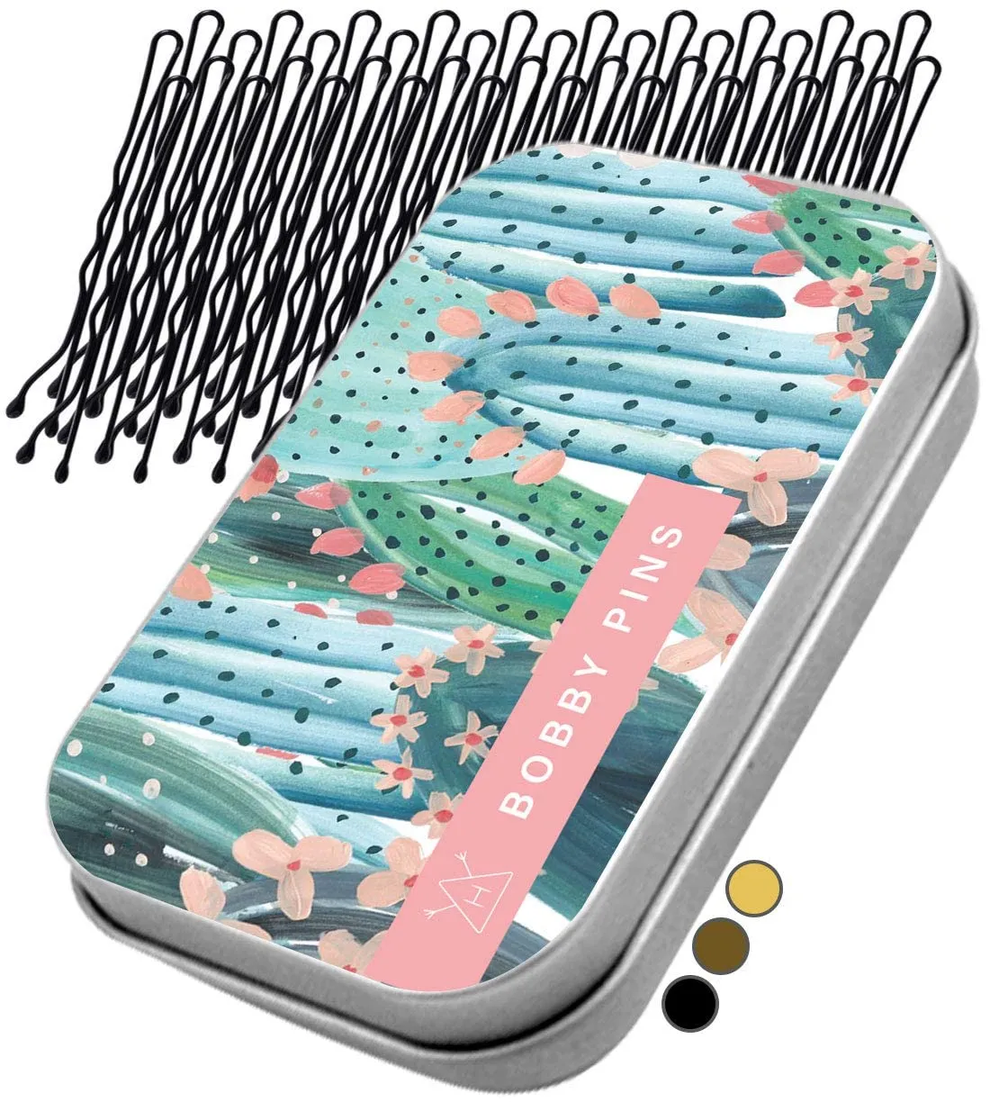 Hawwwy Bulk Bobby Pins Black 300 Count   FREE case