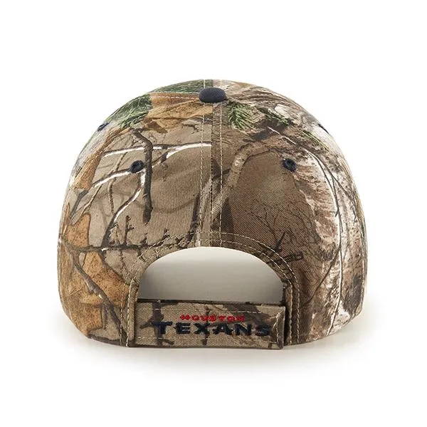 Houston Texans 47 Brand Realtree Camo Frost MVP Adjustable Hat Cap