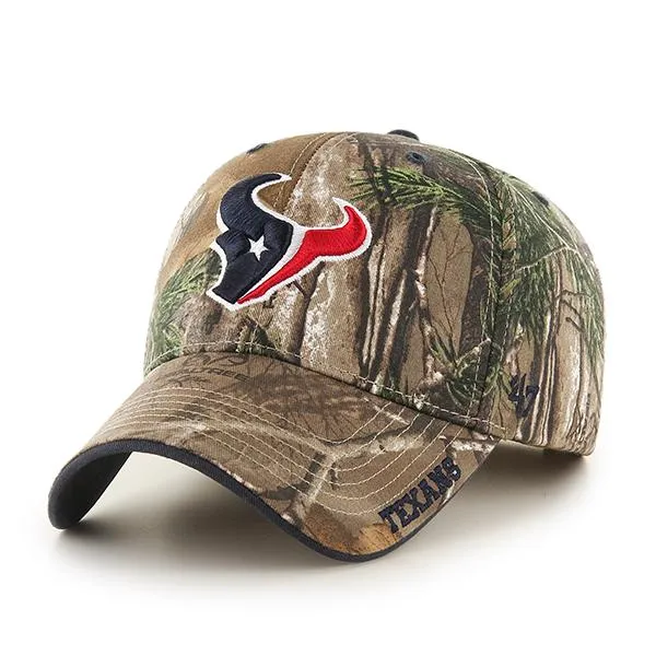 Houston Texans 47 Brand Realtree Camo Frost MVP Adjustable Hat Cap