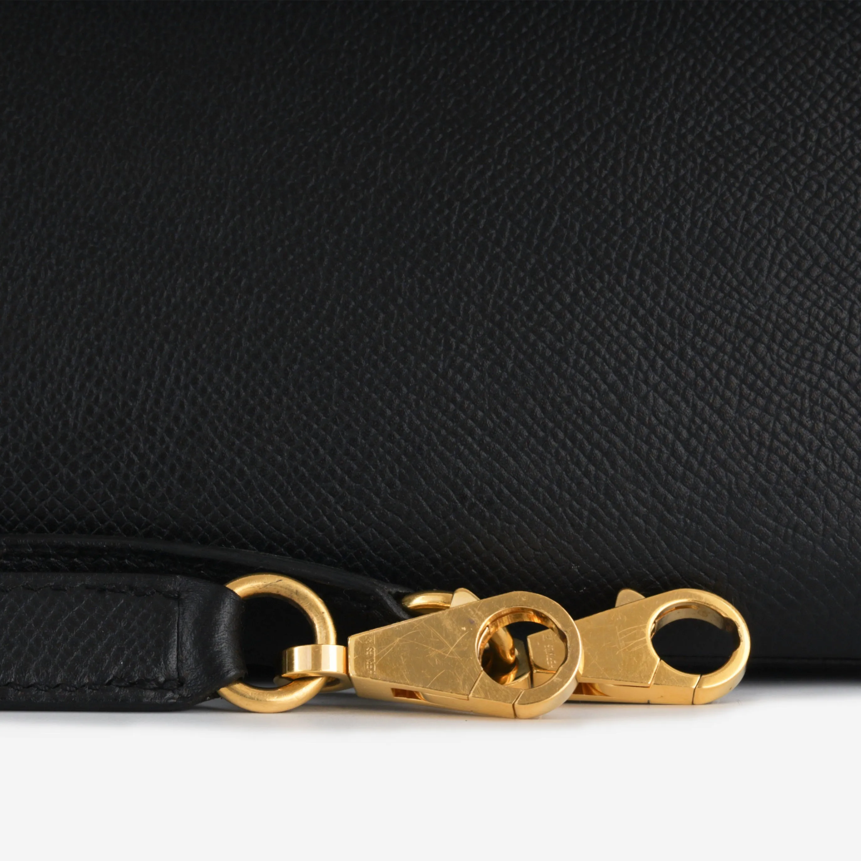 Kelly 32 - Noir Epsom