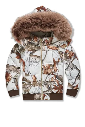 Kids Cross Bay Bomber Jacket (Snow Camo)