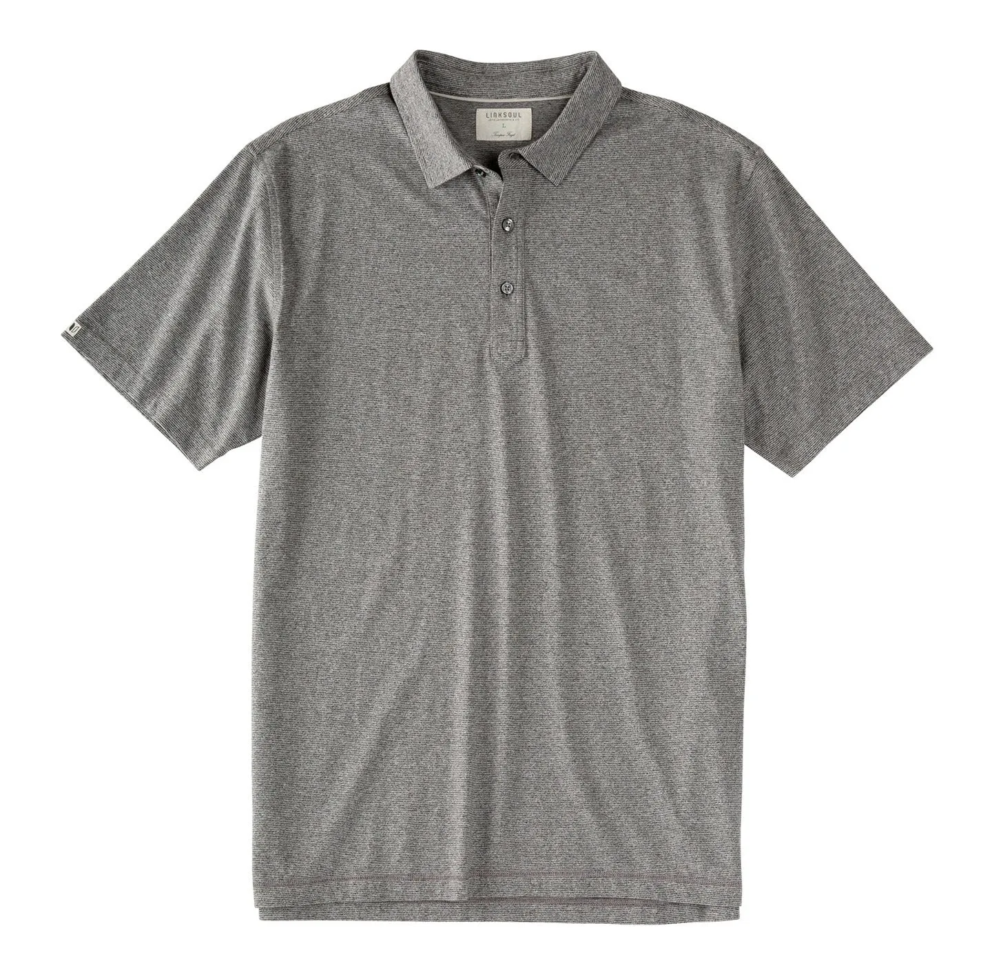 Knotwood Marled Yarn Dyed Striped Knit Polo
