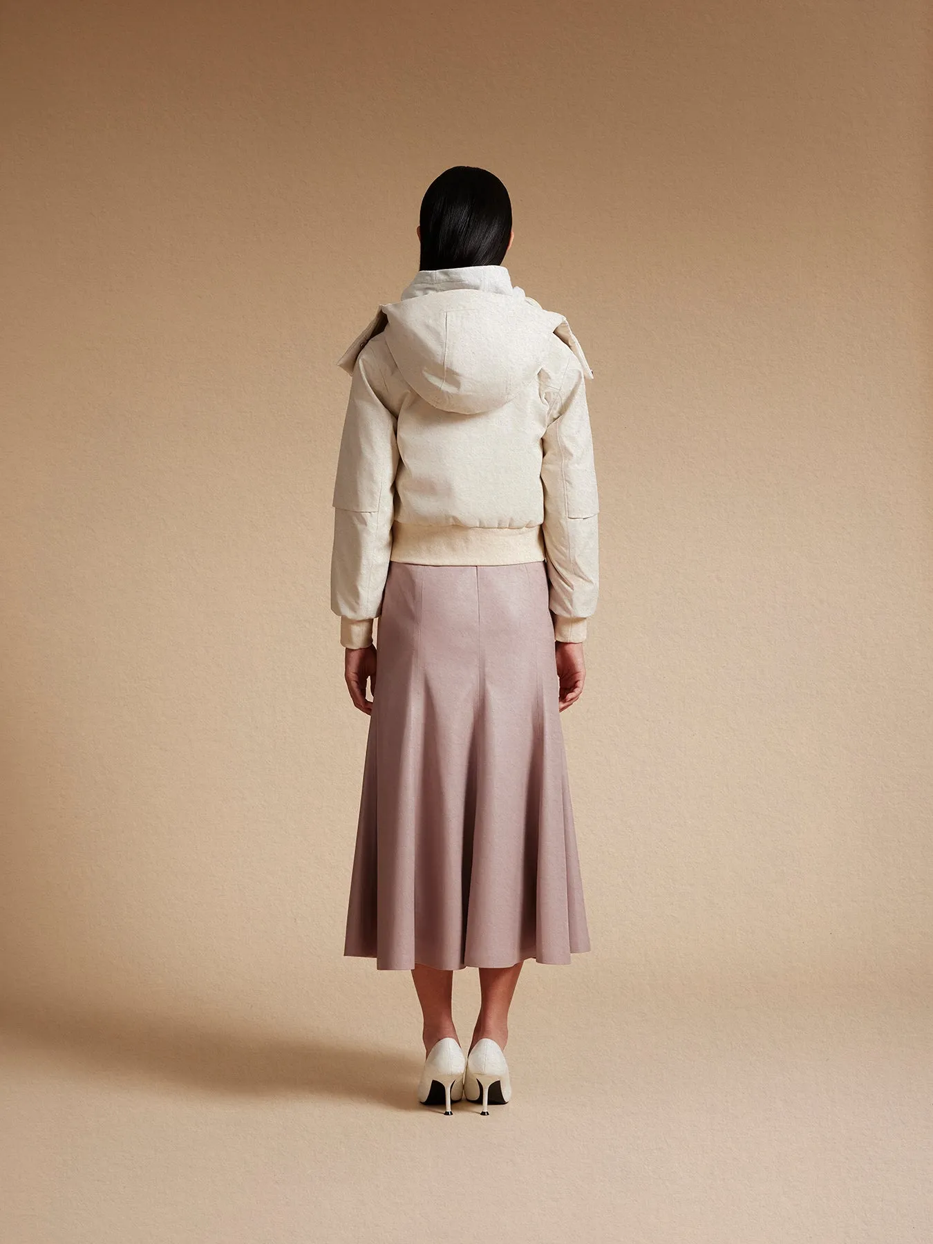 Leia Vegan Leather Bomber Jacket