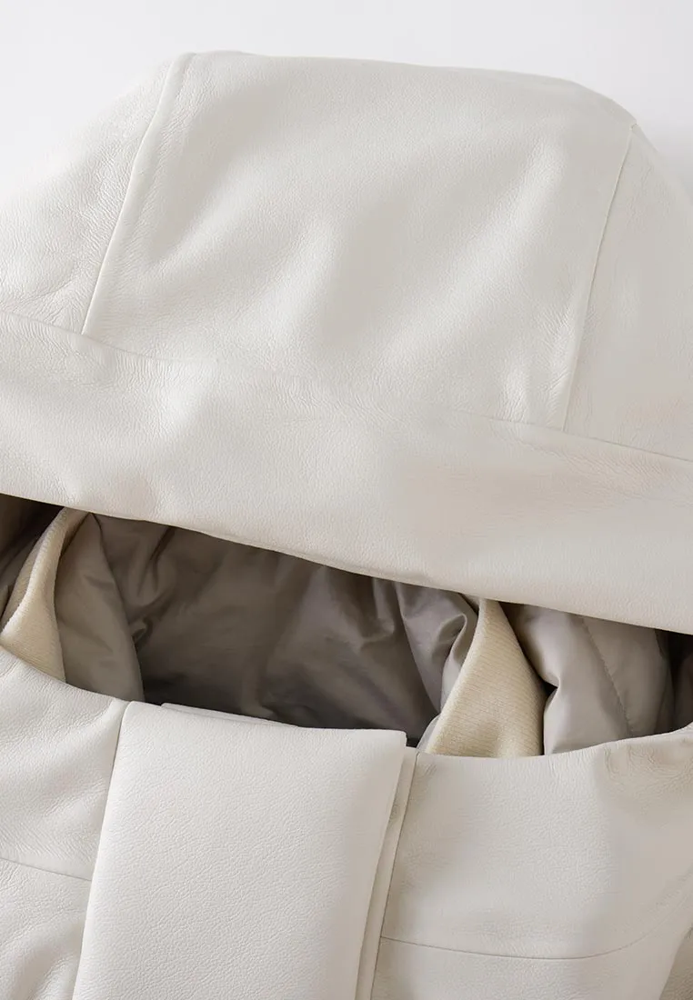 Leia Vegan Leather Bomber Jacket