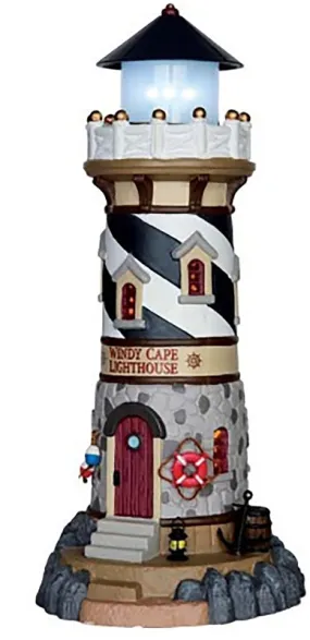Lemax 65157 Windy Cape Lighthouse, B/O, 4.5 V :EA: QUANTITY: 4