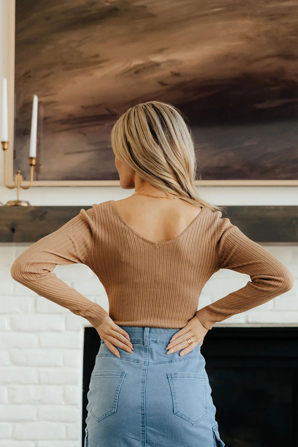 Maggie Bodysuit-Taupe