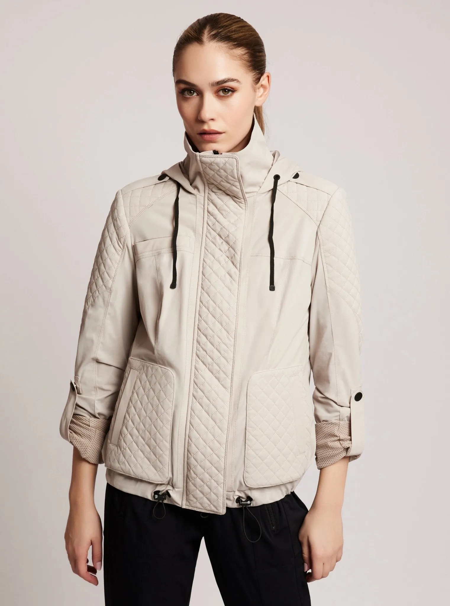 Mastermind Quilted Bomber- FINAL SALE