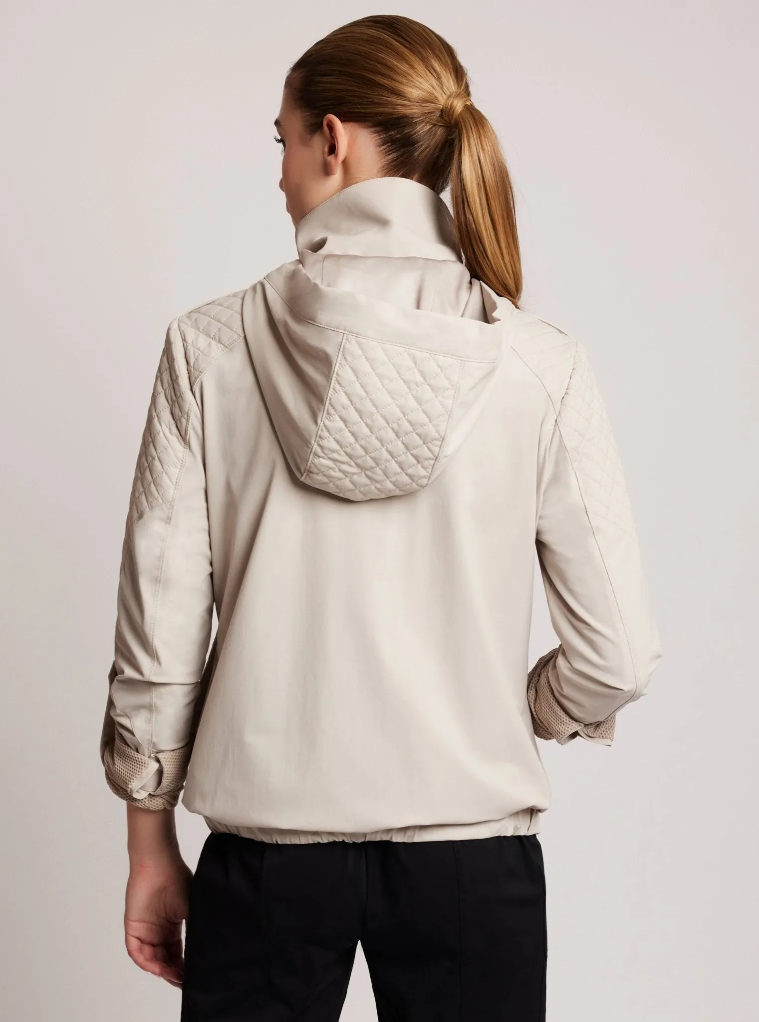 Mastermind Quilted Bomber- FINAL SALE