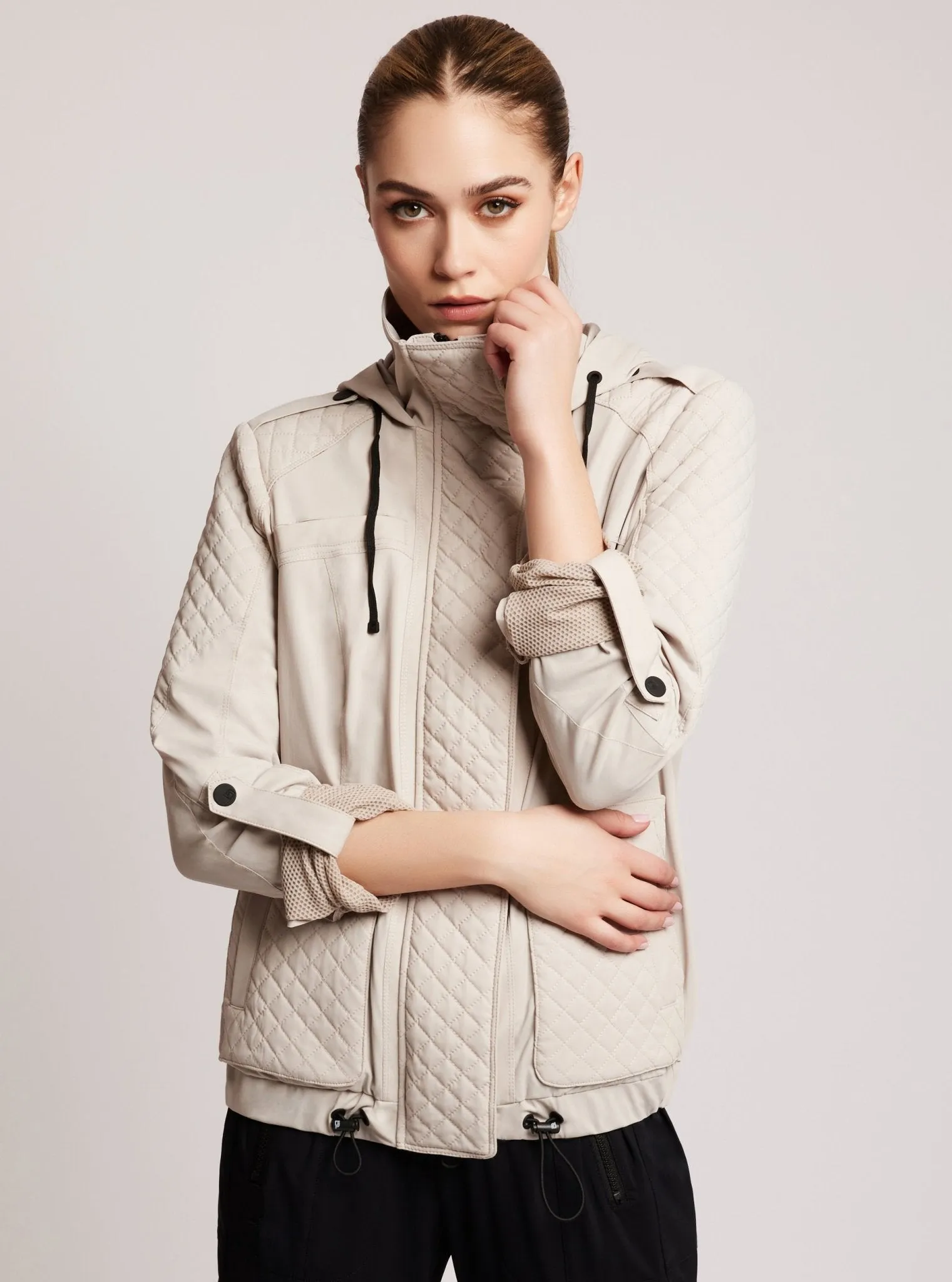 Mastermind Quilted Bomber- FINAL SALE
