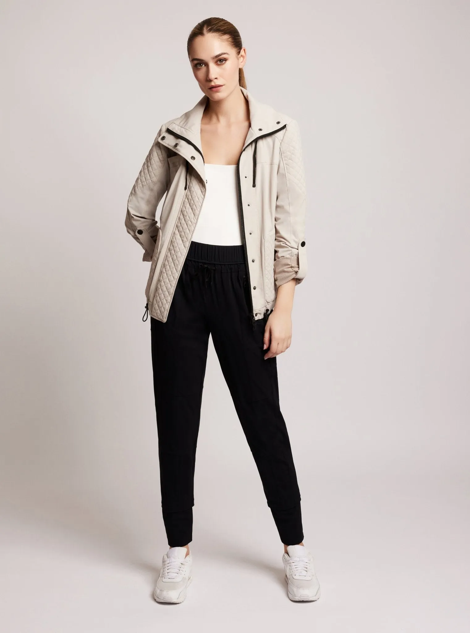 Mastermind Quilted Bomber- FINAL SALE