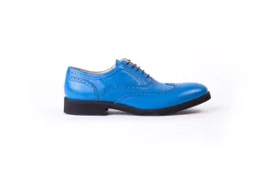 Men's Blue & Black Brogue Wingtip (EX- 120)