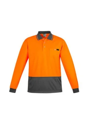 Mens Comfort Back L/S Polo