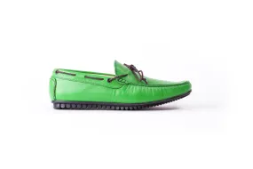 Men's Parrot Green Driver Mocassin ( EX-191)