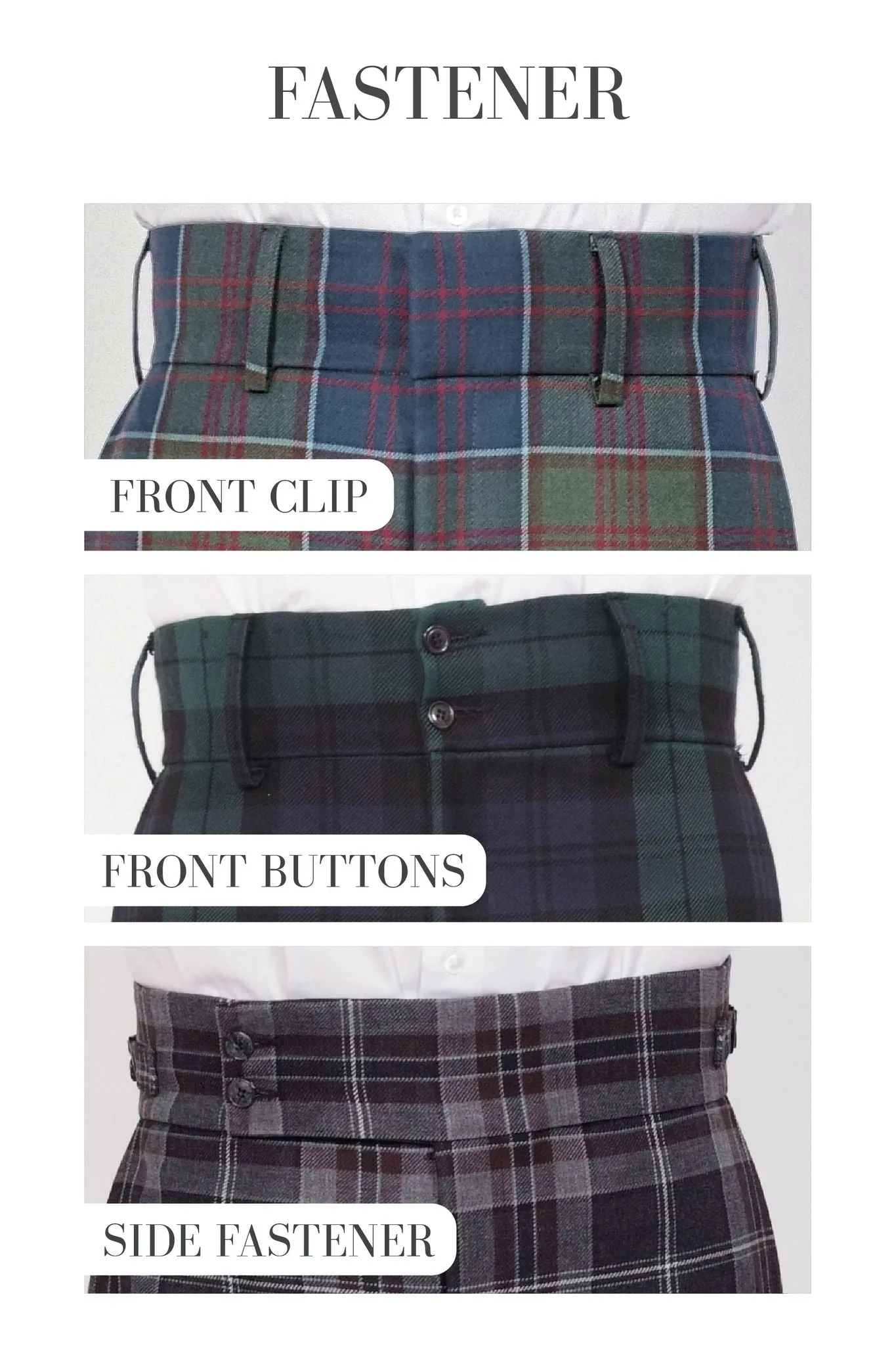 Mens Tartan Trews