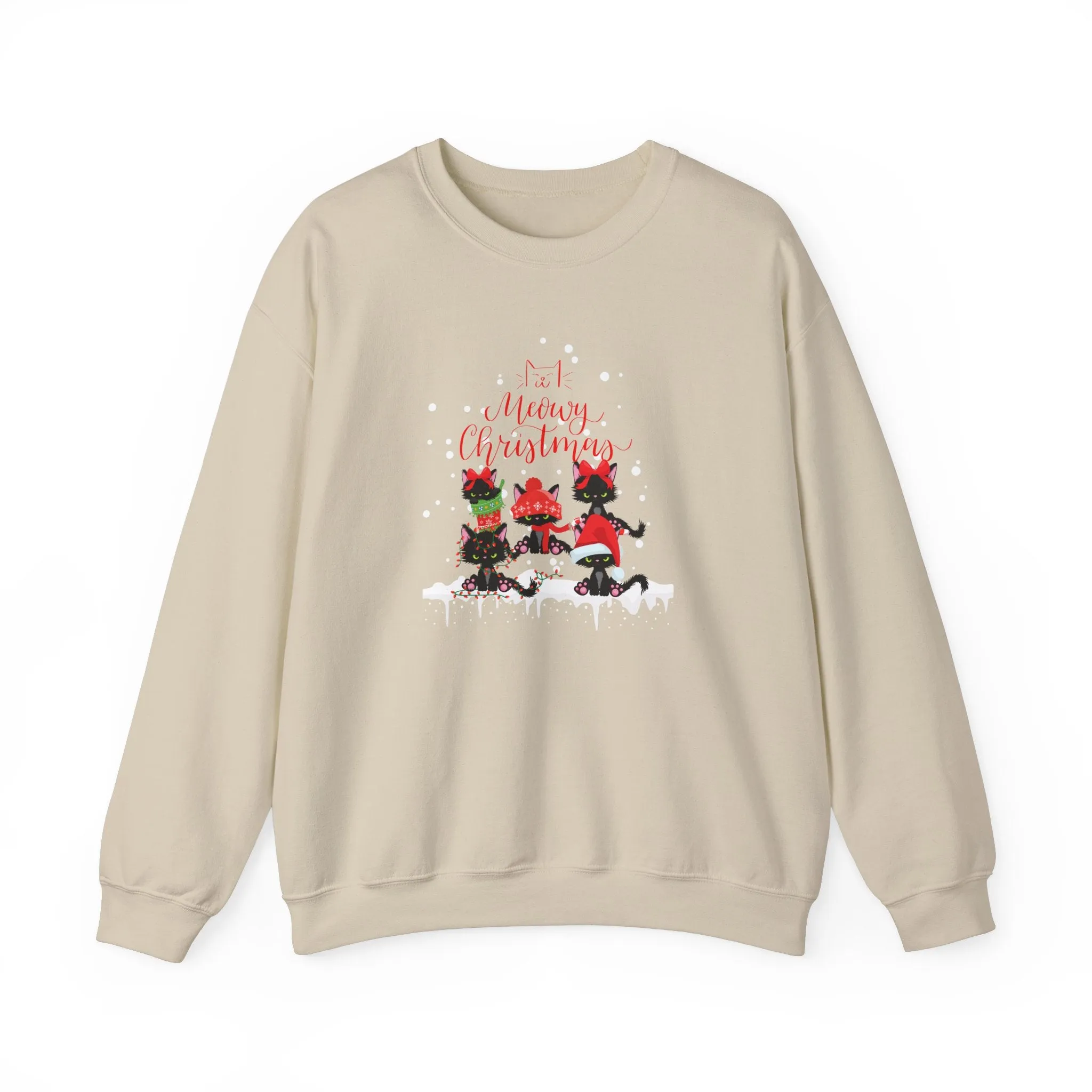 Merry Christmas Unisex Crewneck Sweatshirt, Cozy Holiday Gift, Festive Sweatshirt, Christmas Jumper, Family Gathering Apparel