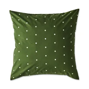Polkadot Cactus Organic Cotton European Pillowcases Set Of 2