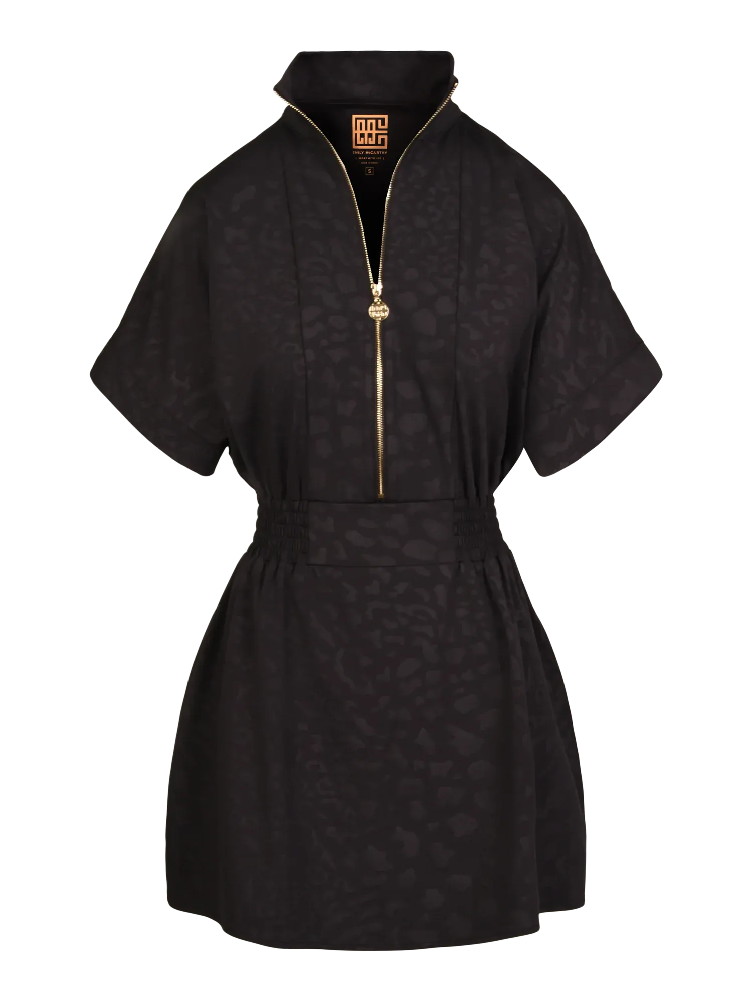 Pullover Dress-Midnight Cheetah