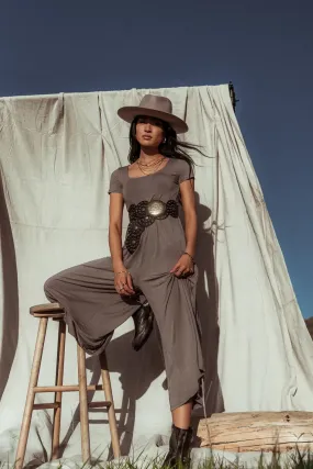 Skylar Jumpsuit in Mocha - FINAL SALE