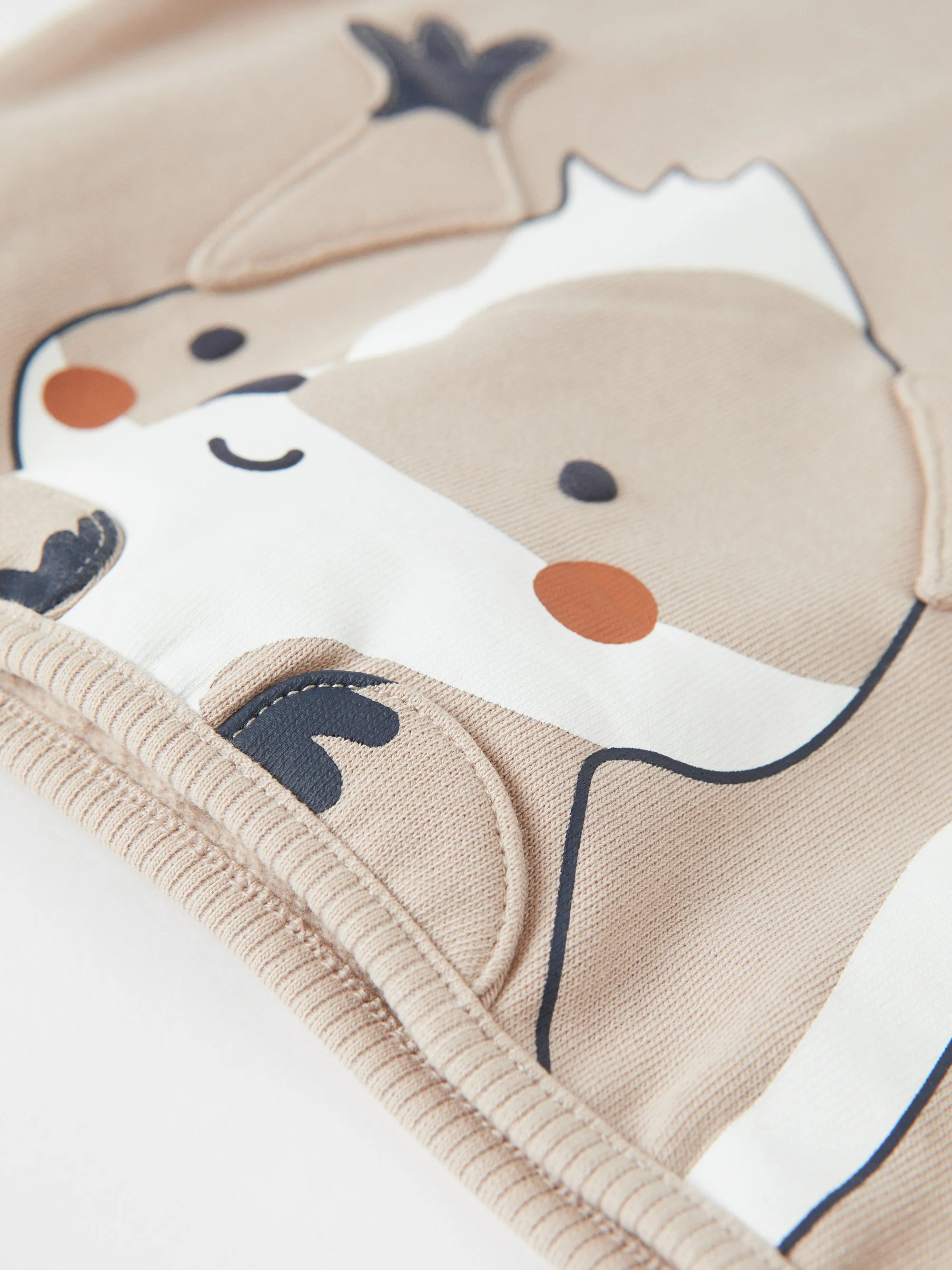 Squirrel Applique Baby Sweatshirt