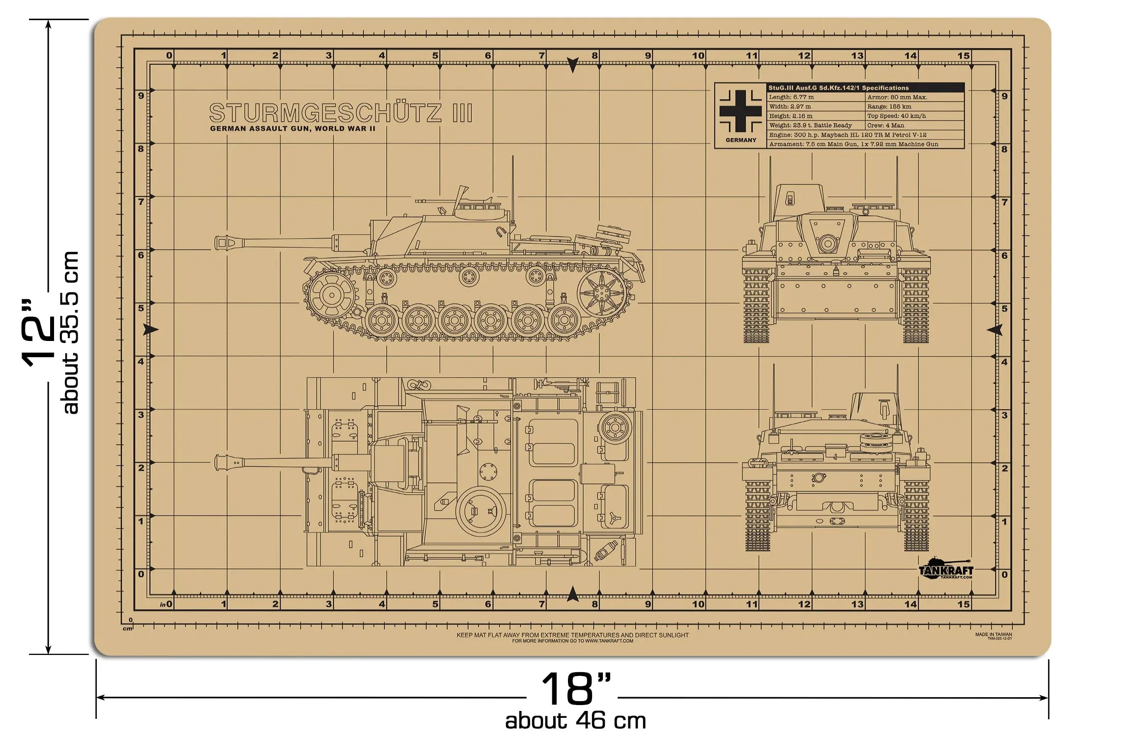 Sturmgeschutz 3 Pro Modeller Mat